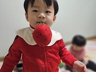 헝겊 음식으로 놀..