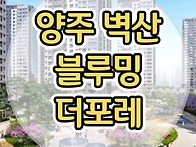 양주 벽산블루밍더포레 민..