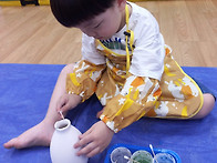 멋진 꽃병을 만들었어요~..