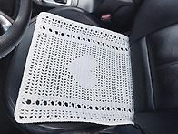 (코)하트무늬 자동차 방석