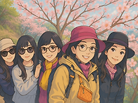 남해 벚꽃 트레킹..