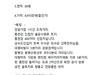 홍천 팔봉리 공사..