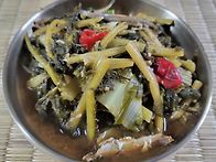 국물잘박한 시래기 된장지..