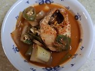 추운 날 얼큰 동태탕