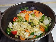 치즈누룽지 위 부드러운 ..