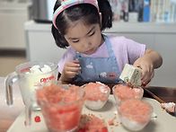 해솔반 정예나 토마토빙수 만들기