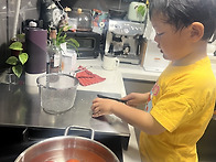 해솔반 조하람 토마토빙수만들기