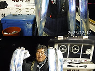 12월17일 갈치,한치쿨러조황~내일정상출조합..