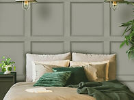 포인트벽지 우드패널 디자..