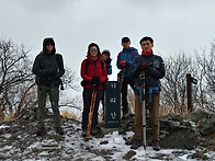 의외의 눈산행