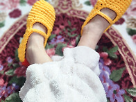 코바늘 덧신뜨기 freepa..