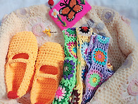 모티브 조끼뜨기 * 코바늘..