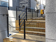 자투리 마당 데크..