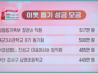 동기회 이웃돕기 성금 50..