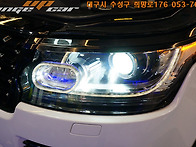 레인지로버 보그 전조등 ..