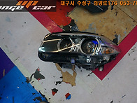 bmw 520d 헤드라이트 습기..