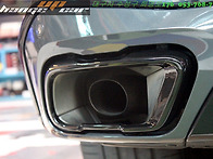 bmw x5 머플러팁 검정유광..