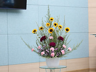 9월20일 성전꽃꽂이:넘치는..