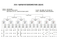 서울 중등 협회장배 대진표