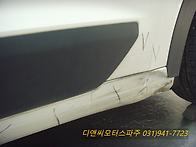 니로 도어,스탬프 찌그러짐..