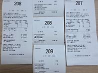 10월 7일 수정라 정산내역..