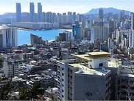 백산에서 본 민락동과 광안..