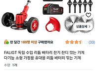 전기충전씩예초기 구매하다