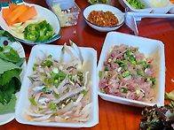 삼랑진가서향어회먹고오다