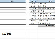 2025년 6월 회비 사용내역..