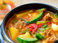 애호박 고추장찌개..