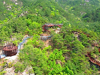 해발 670m 능선 ..