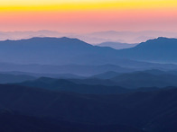 황매산 산그리메(2..