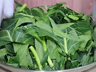 케일 찜 만들기