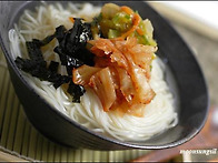 김치 물국수 만드는 방법