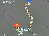 장령산 산행구간기록