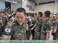 백골1167기 수료식..