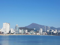 해운대 바다가에서