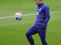 경기장에서 훈련사진..