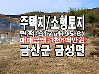 금산토지 작은 주말농장 ..