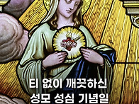 티없이 깨끗하신 성모 성심..