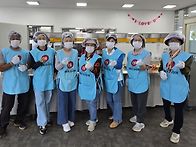 장애인복지관 배식 과 퇴식..