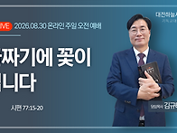 시편 77:1~20 골짜기에 꽃..