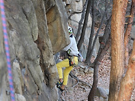 삼성산 활바위 암장 마치면..