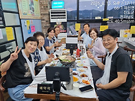 누나 가족과 진도 솔비치에..