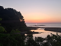 청간 일출