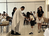 주일학교 졸업식 및 개근상..