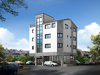 제주도 상가건물 투시도