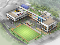 초등학교 3D 조감도