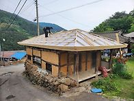 방수포 공사가 완..