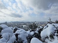 만월산 에서.